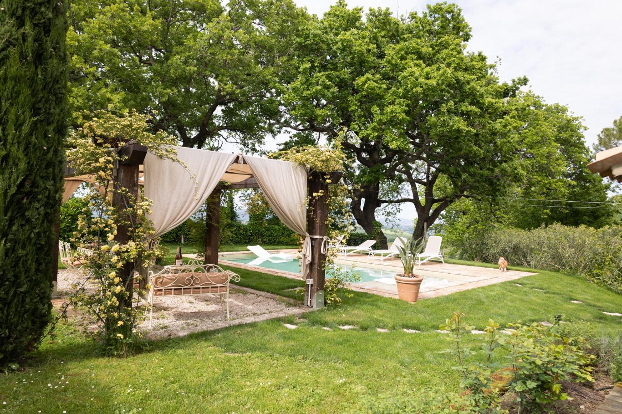 Ca' Le Cerque, Villa Surrounded By The Marche Nature ฟอสซอมโบรเน ภายนอก รูปภาพ