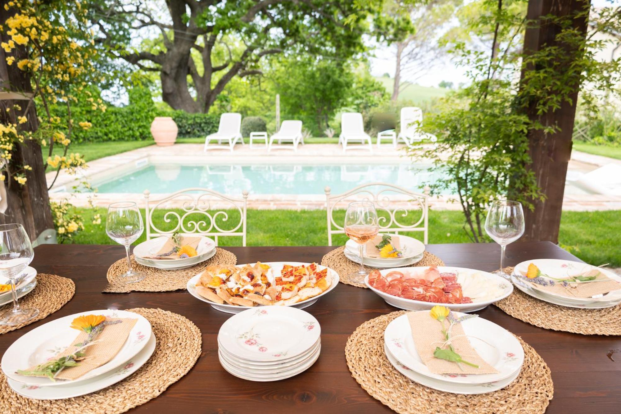 Ca' Le Cerque, Villa Surrounded By The Marche Nature ฟอสซอมโบรเน ภายนอก รูปภาพ